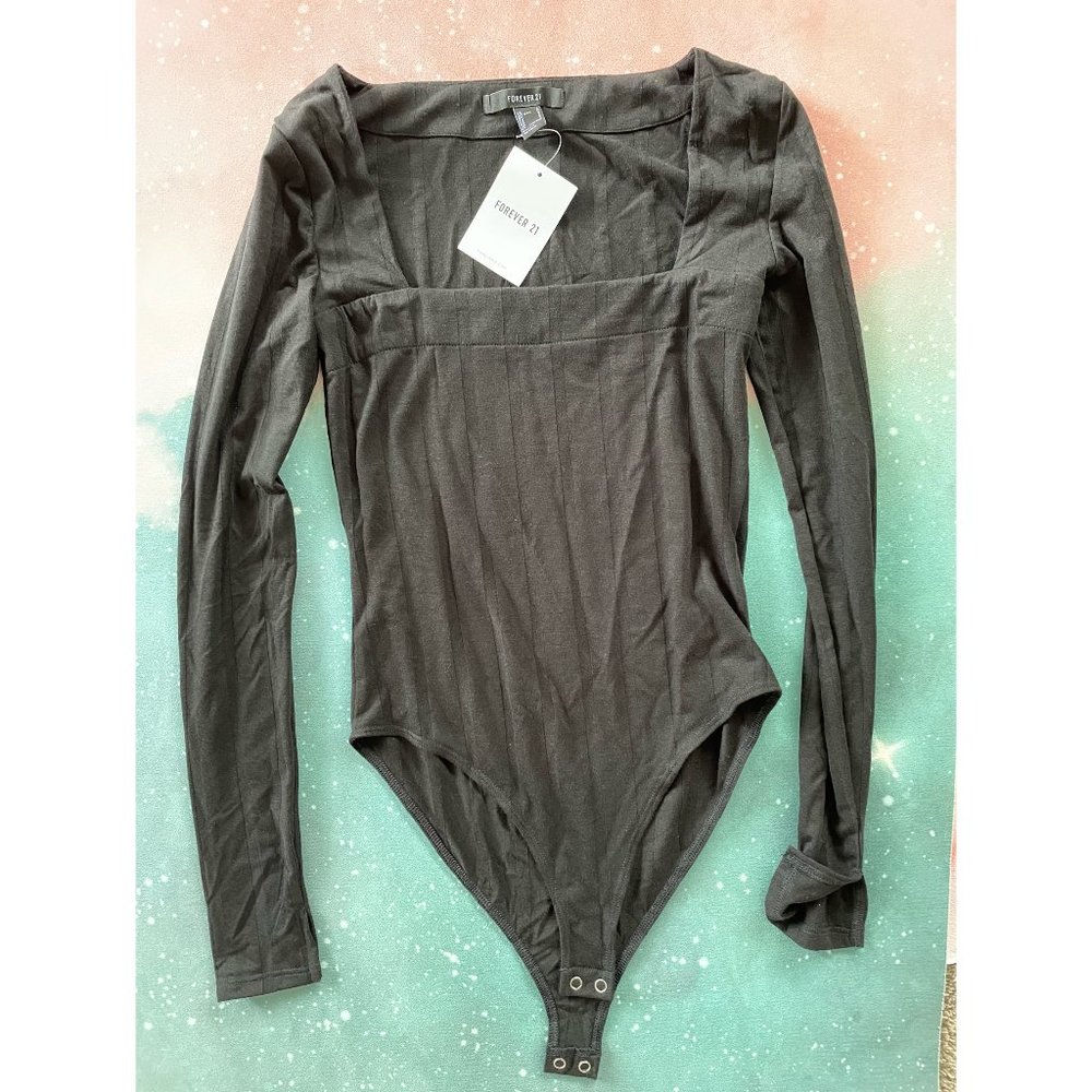 Forever 21 Long Sleeve Bodysuit Size Small